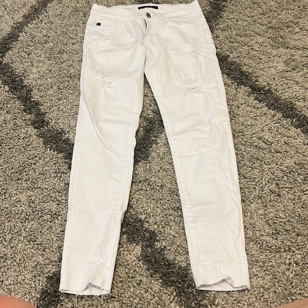 kancan white skinny jeans